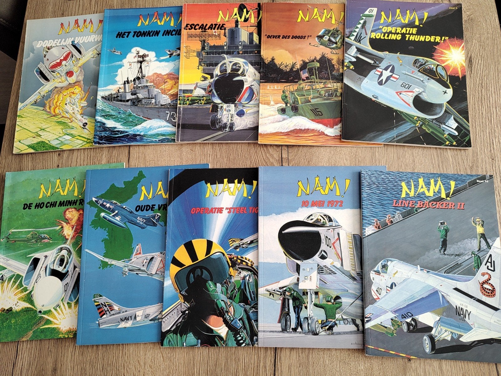 NAM! Stripboeken Collectie - 10 delen, Complete serie of reeks, Ophalen of Verzenden, Gelezen, Diverse