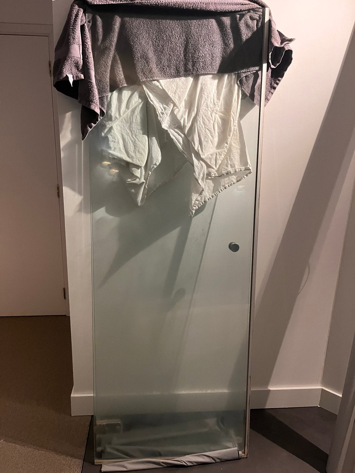 Deur en douche wand, Ophalen, Gebruikt, Overige typen, 50 tot 100 cm