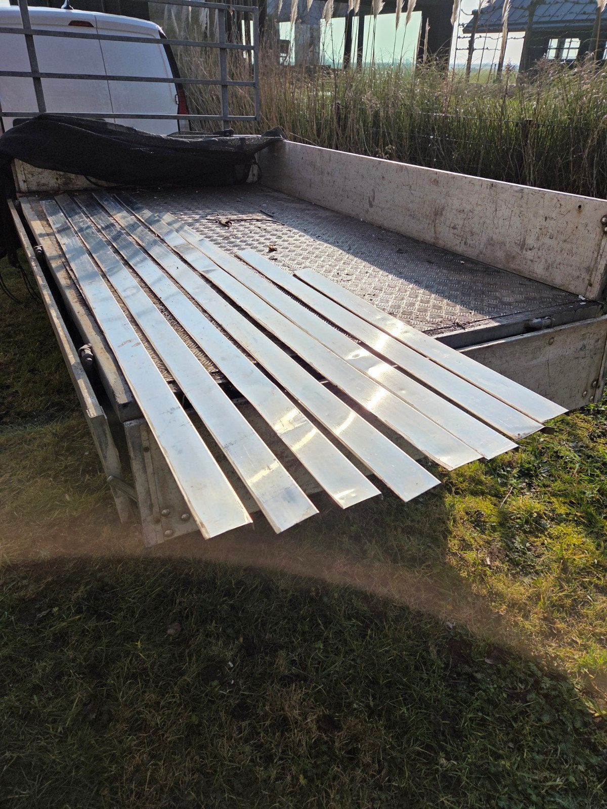 RVS Plinten - Diverse Lengtes (8 stuks), Doe-het-zelf en Verbouw, Ophalen, Overige materialen, Gebruikt, 150 tot 200 cm