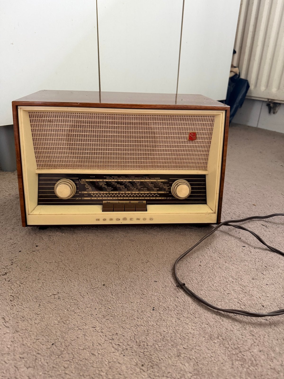 Vintage Nordmende Radio - Klassieke buizenradio, Ophalen of Verzenden, Gebruikt, Radio