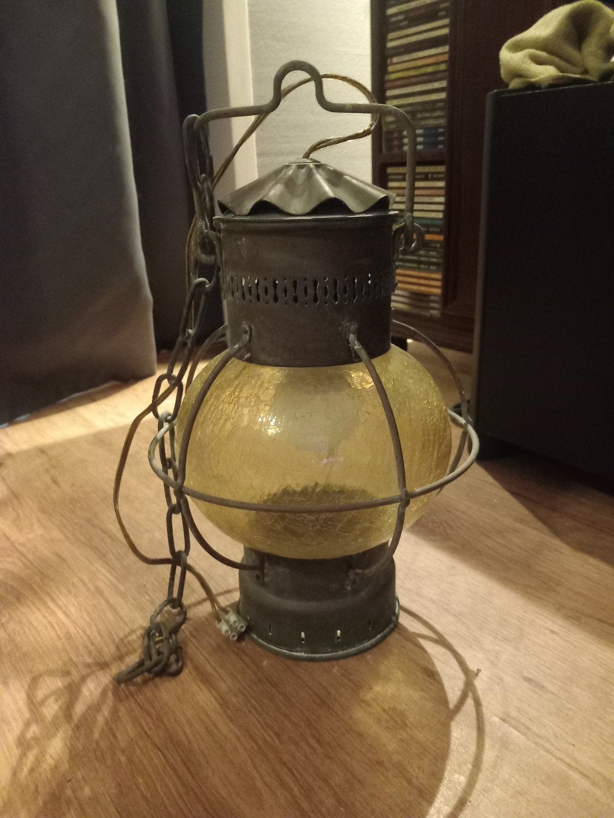 Stoere Antieke Scheepslamp / Schipperslamp (E27 Fitting), Ophalen of Verzenden