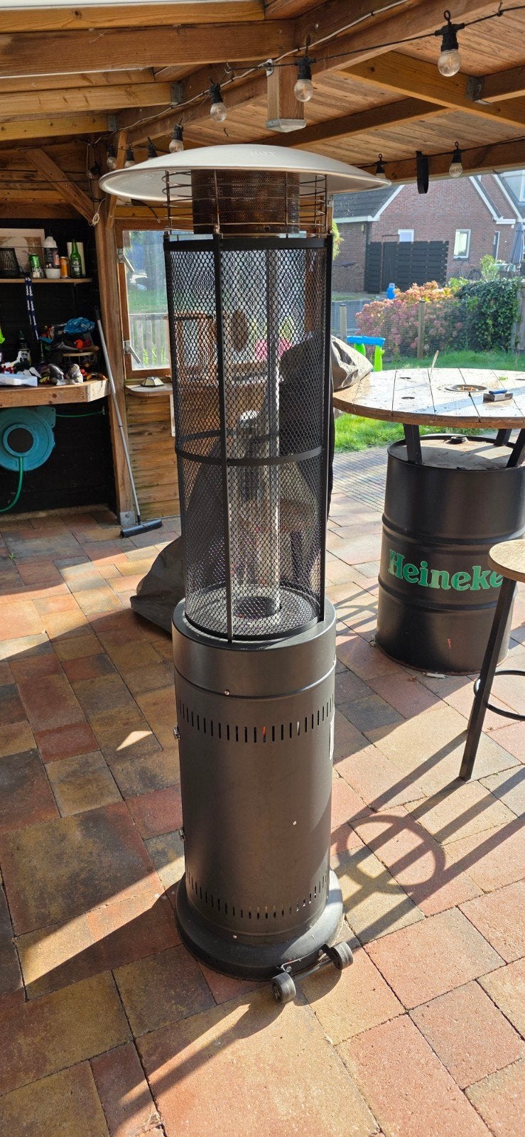 Zo goed als nieuwe Eurom terrasheater, Ophalen of Verzenden, Zo goed als nieuw, Gas, Vloer