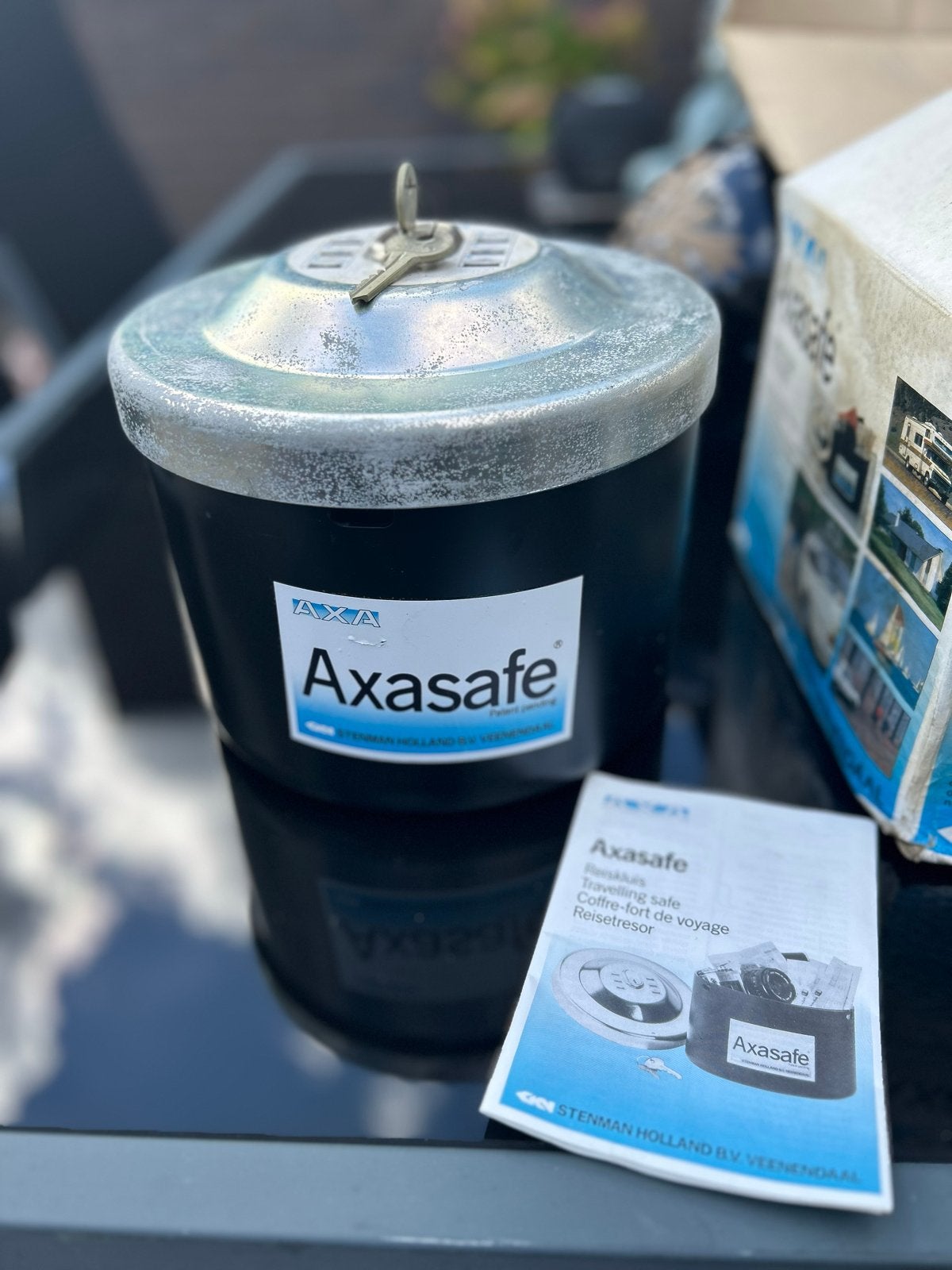 AXA Axasafe Reissluis - Draagbare Kluis, Ophalen of Verzenden, Nieuw