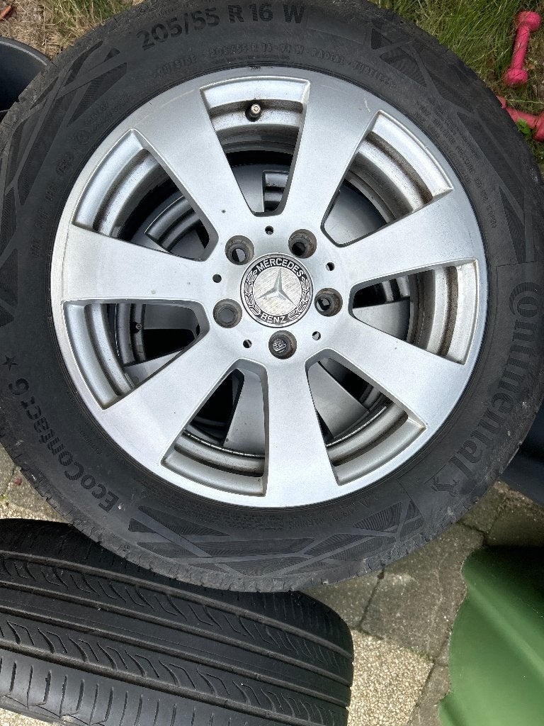 Reserve wiel, Ophalen, Gebruikt, Mercedes-Benz