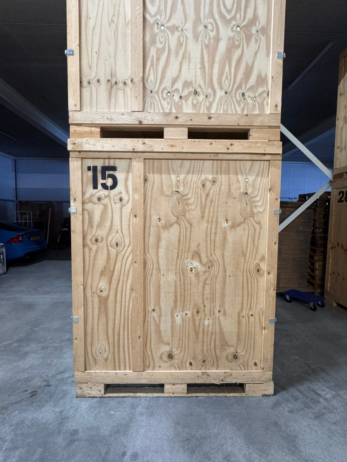 Grote houten opslagkisten / transportkisten, Doe-het-zelf en Verbouw, Ophalen, 100 cm of meer, 60 cm of meer, Bak of Kist