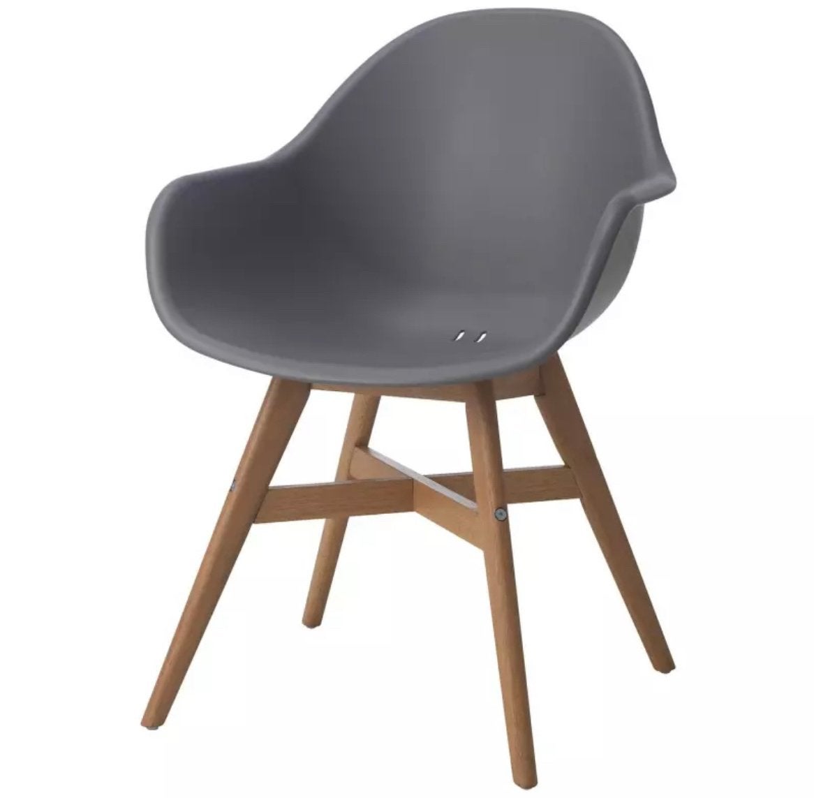 Ikea Fanbyn. Moderne stoel met houten poten., Huis en Inrichting, Ophalen, Zo goed als nieuw, Hout, Eén