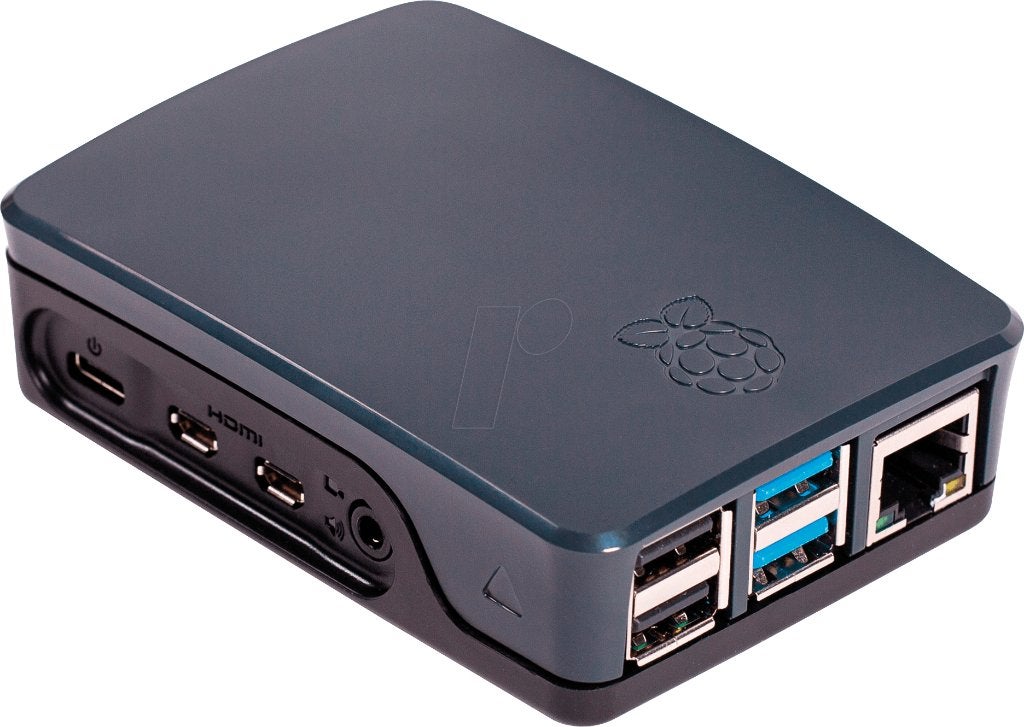 Raspberry Pi 4 , 4GB met behuizing, Single Board Computer, DDR4, Refurbished, Ophalen of Verzenden