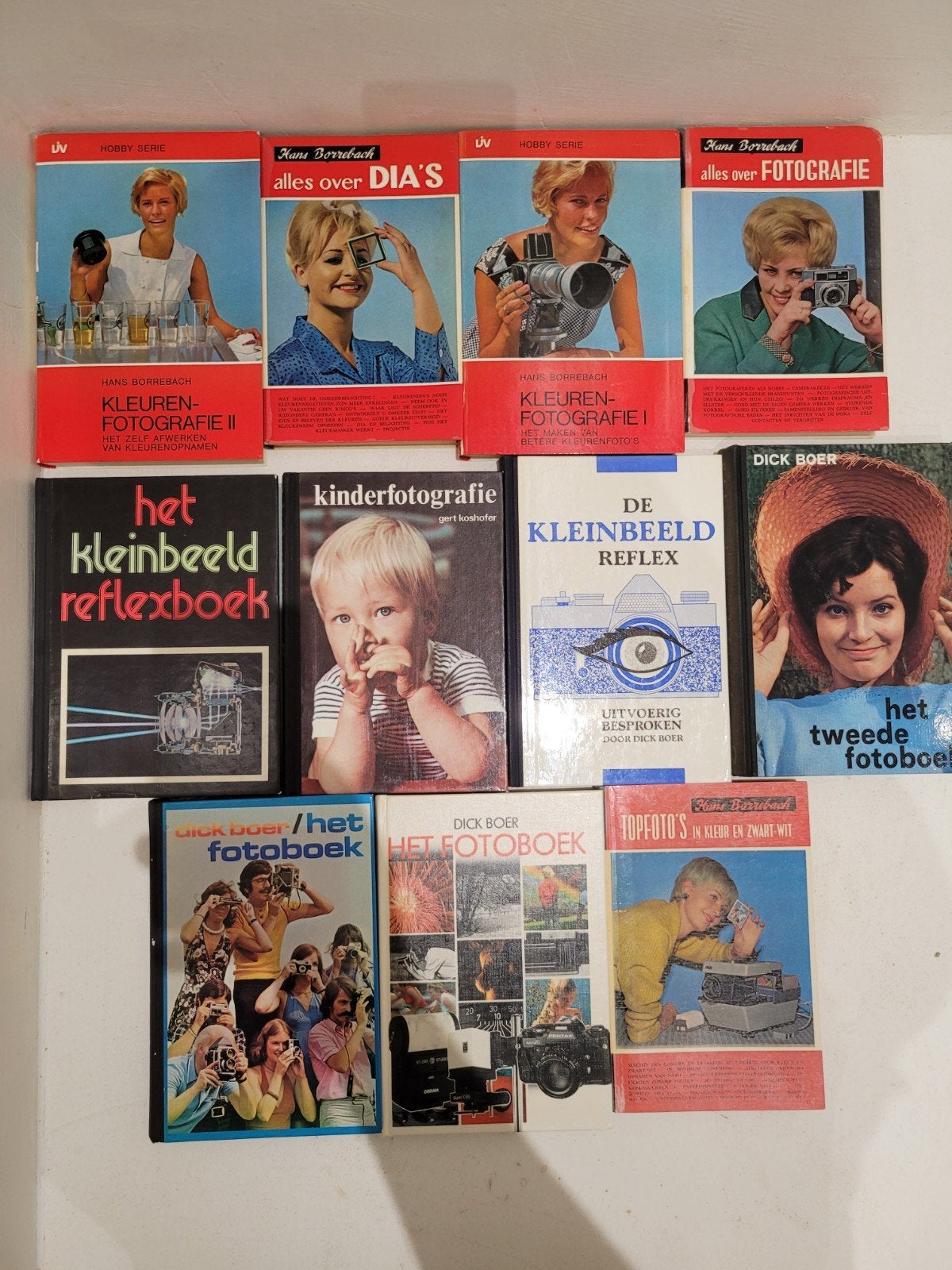 11 Fotoboeken: Hobby Serie, Kleinbeeld., Boeken, Ophalen, Gelezen, Fotografie algemeen, Hans Borrebach, Dick Boer, Gert Koshofer