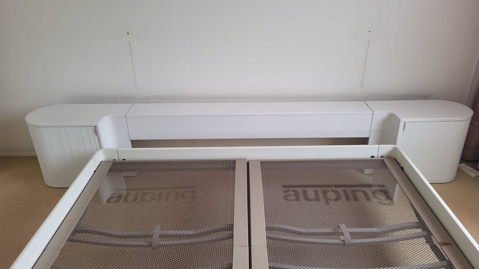 Achterwand Auping auronde voor bed 180 cm, Ophalen, Tweepersoons, Zo goed als nieuw, 180 cm
