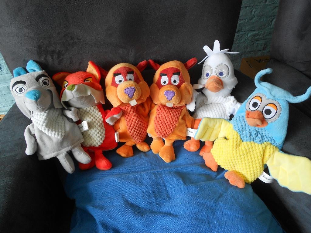 6 handpoppen van de Fabeltjeskrant plus actie, Plus, Ophalen