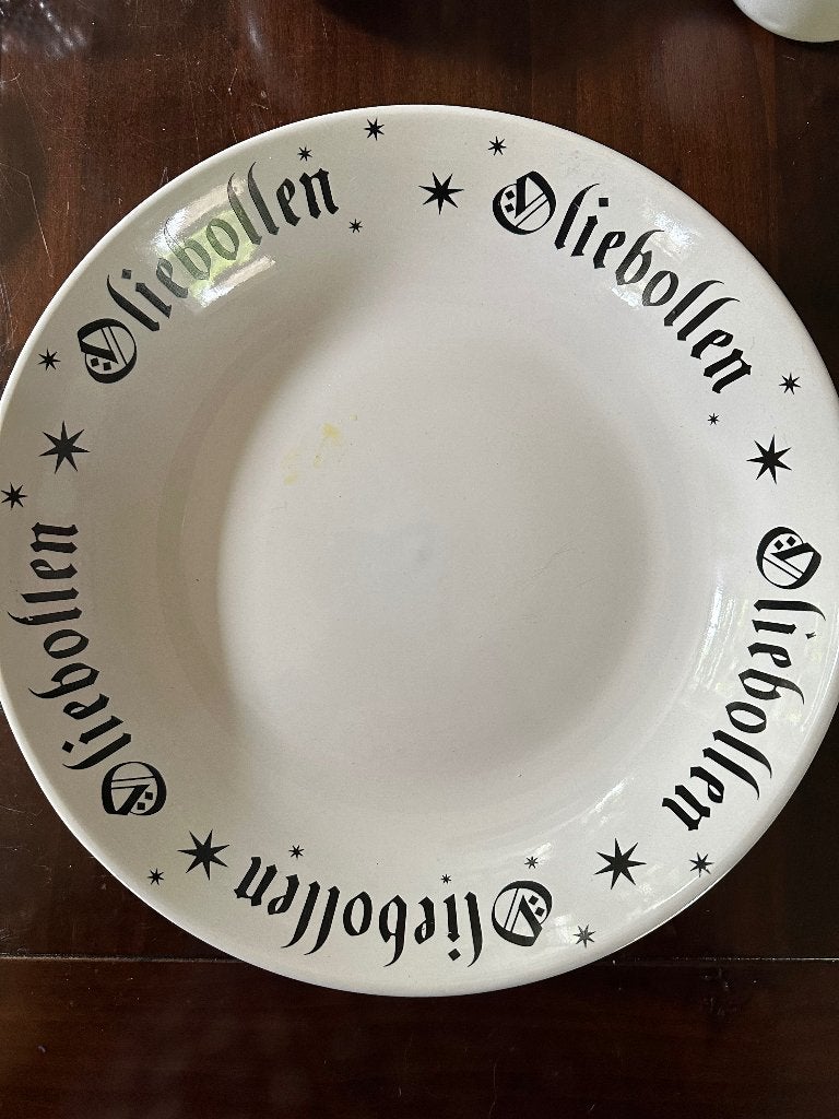 Schaal voor oliebollen, Ophalen, Glas, Overige stijlen, Schaal of Schalen