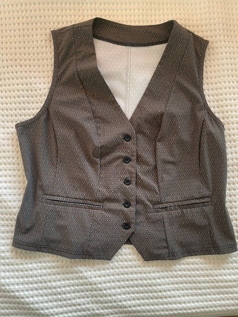 Gilet bruine travelstof, Studio Anneloes, XL, Studio Anneloes, Bruin, Maat 46/48 (XL) of groter, Ophalen of Verzenden