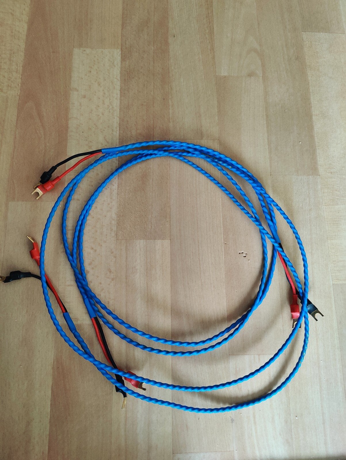 Siltech LS38 G3 2 meter luidsprekerkabel met spades (paar), Audio, Tv en Foto, Audiokabels en Televisiekabels, Ophalen of Verzenden
