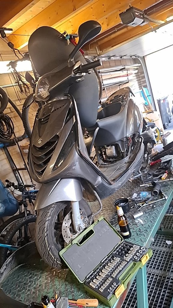 Zip sp kappenset, Fietsen en Brommers, Ophalen, Gebruikt, Kap, Piaggio