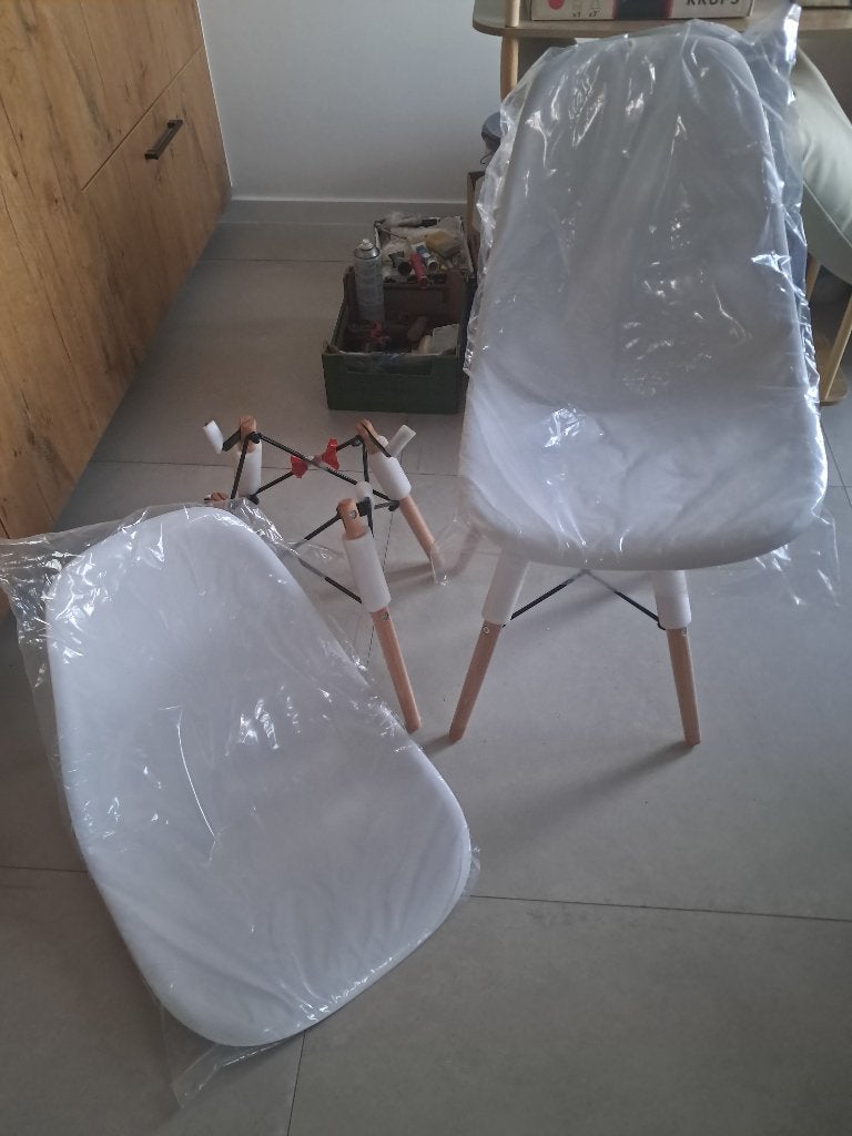 Stoelen, Ophalen, Nieuw, Wit, Twee