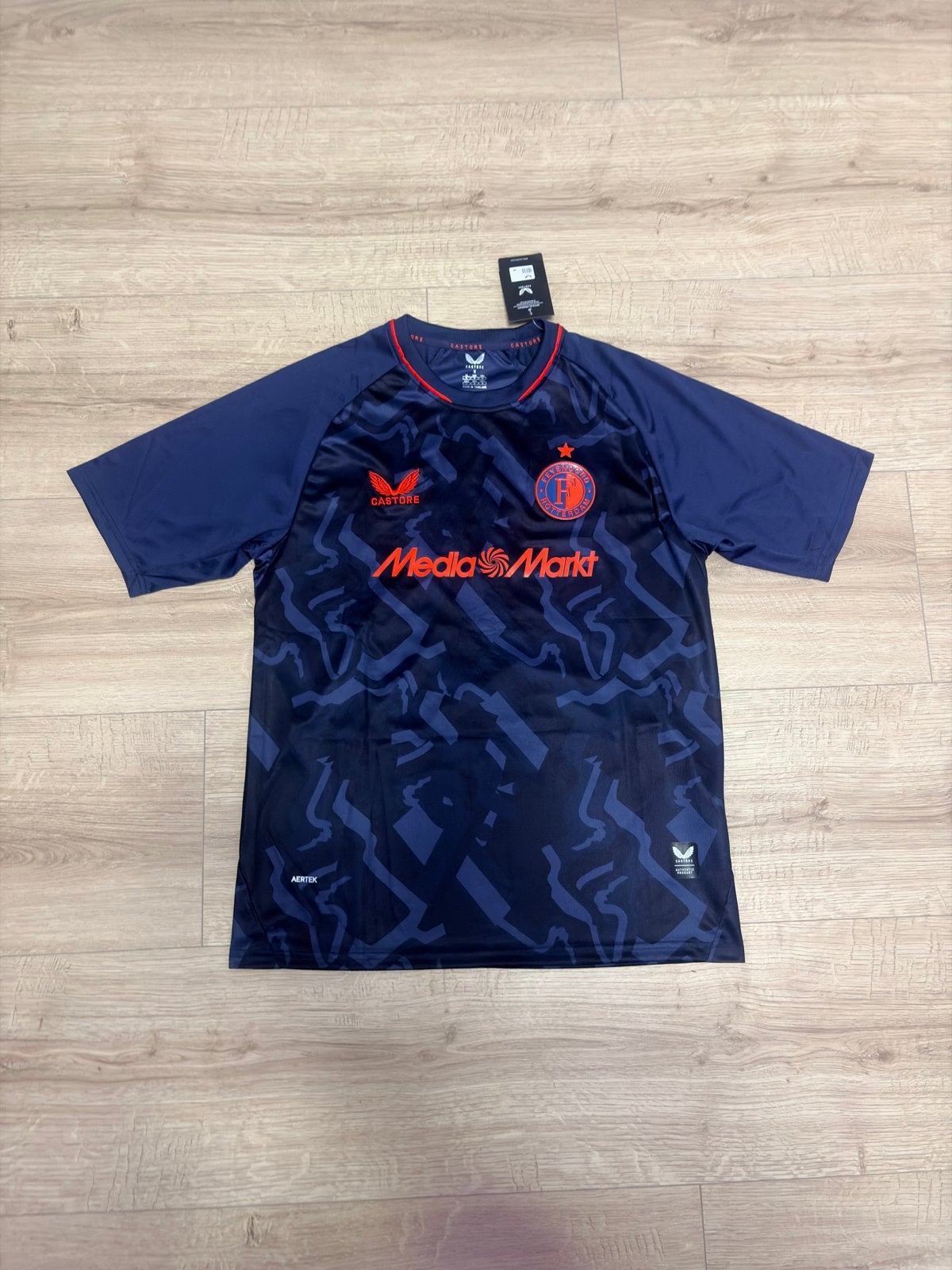 Feyenoord 3e shirt - Zechiël #8 - Maat M, Sport en Fitness, Maat M, Verzenden, Nieuw, Shirt