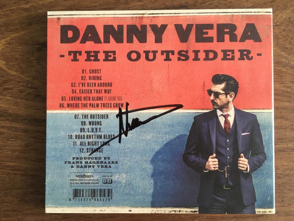 Cd Danny Vera The Outsider GESIGNEERD NIEUW Excelsior, Ophalen of Verzenden, Nieuw in verpakking