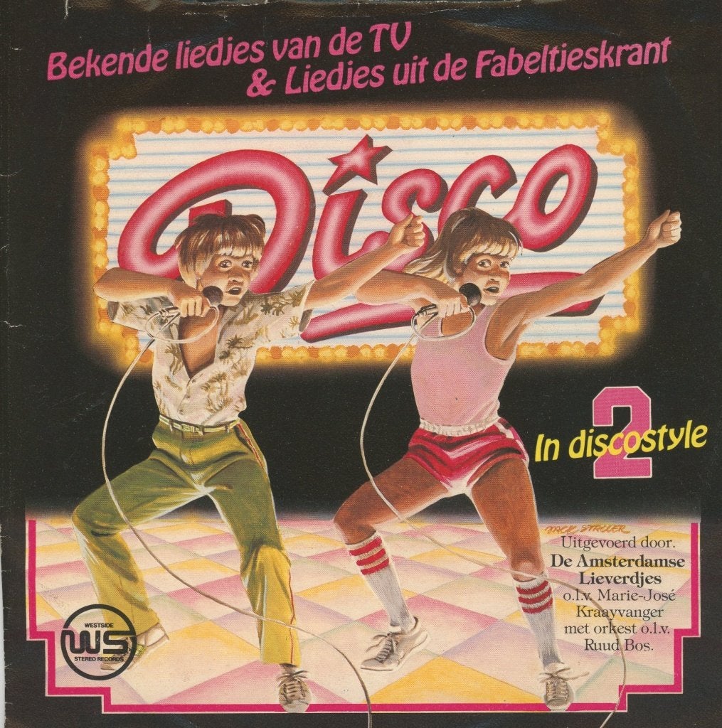 S De Amsterdamse Lieverdjes - Disco 2, Cd's en Dvd's, Vinyl Singles, Originele persing, Verzenden, Gebruikt, Nederlandstalig