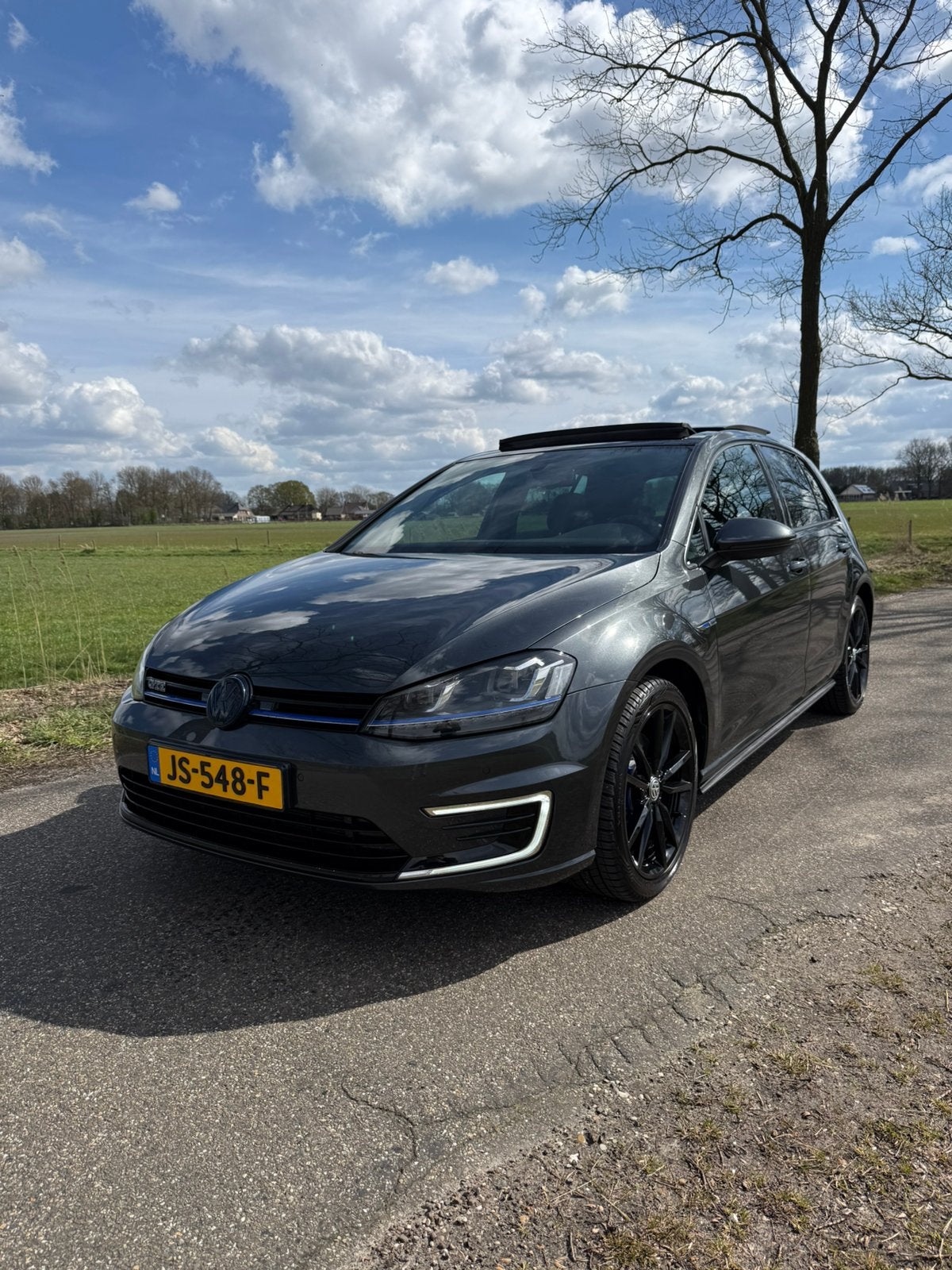 Volkswagen Golf 7 GTE (NIEUWE DSG), Auto's, Stof, Zwart, 4 cilinders, Zwart