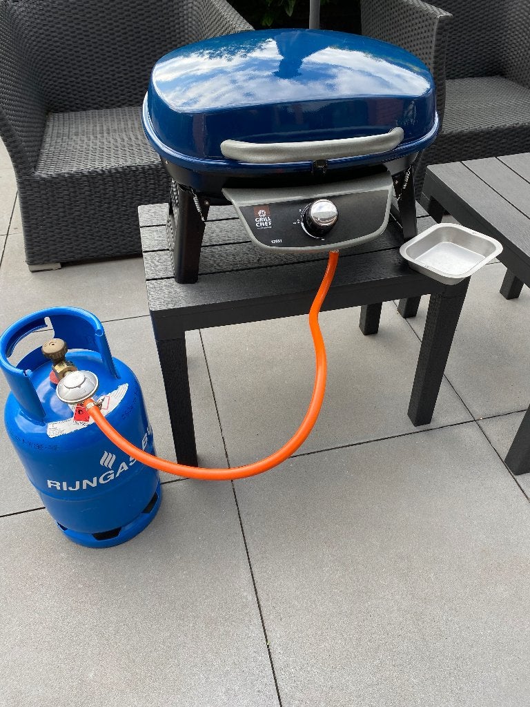 Gas bbq tafelmodel te koop, Ophalen of Verzenden, Gebruikt, Landmann