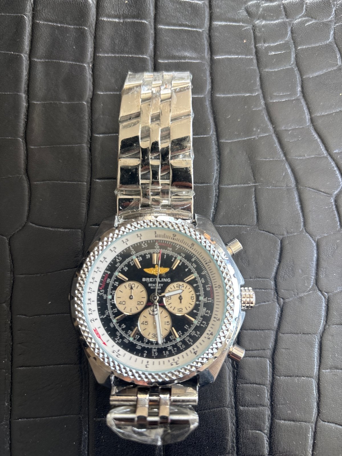 Breitling Bentley horloge, Staal, Staal, Breitling, Polshorloge