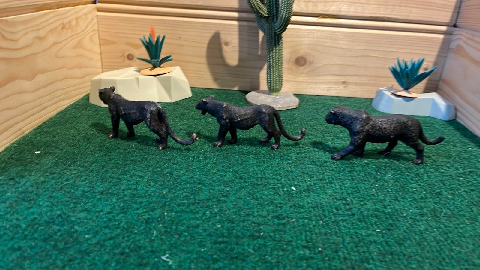 Schleich zwarte panter, Ophalen of Verzenden, Zo goed als nieuw, Paard, Beeldje of Figuurtje