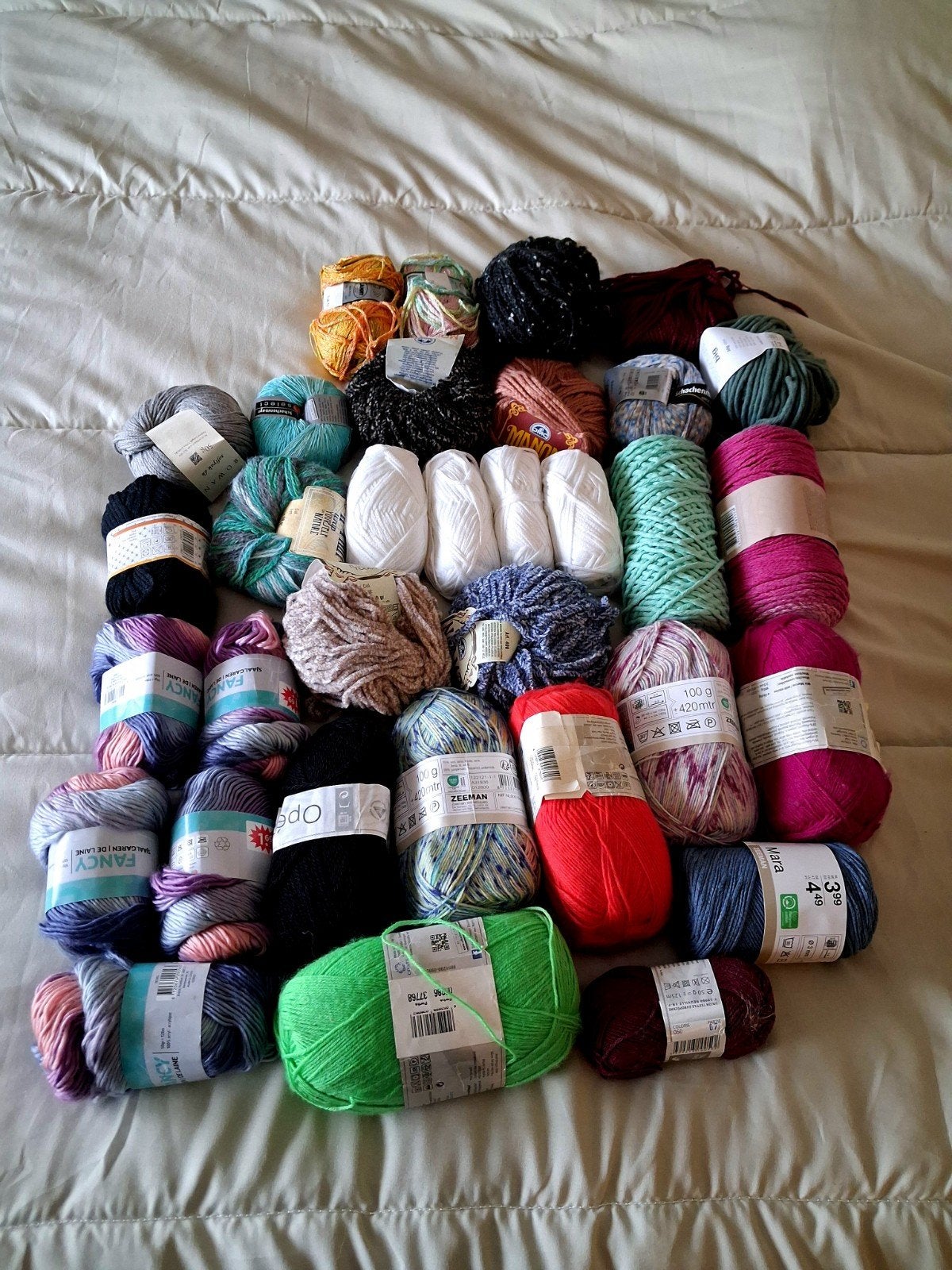 Grote collectie diverse wol en garen voor breien en haken, Hobby en Vrije tijd, Verzenden, Nieuw, Breien of Haken, Wol of Garen
