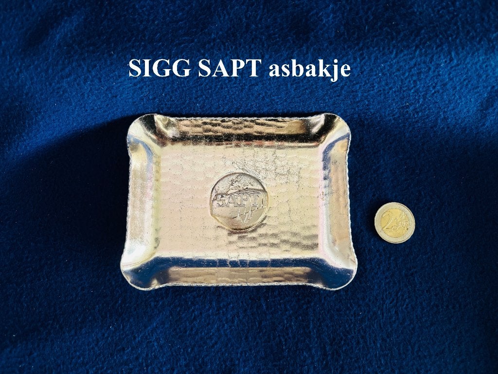 Asbak van SIGG SAPT gemerkt SIGG Sigal Asbakje Vintage, Ophalen, Gebruikt, Asbak