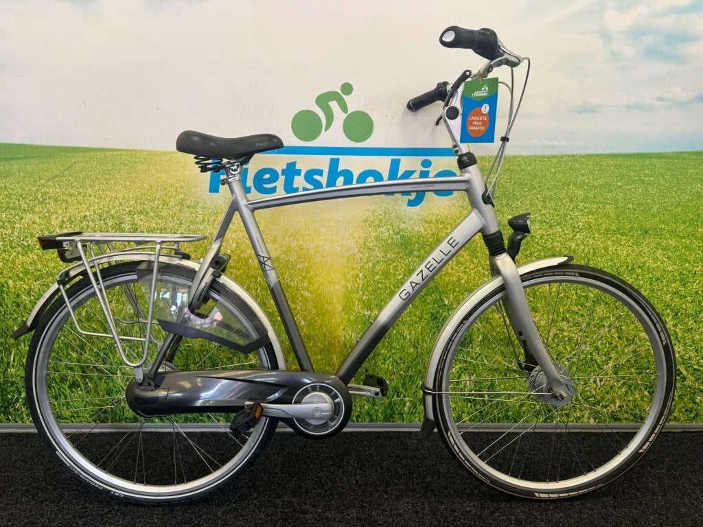 Fietshokje Amersfoort: Gazelle Chamonix herenfiets N8 H65, Fietsen en Brommers, Fietsen | Heren | Herenfietsen, Zo goed als nieuw