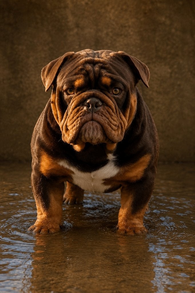 New English bulldog dekreu, Dieren en Toebehoren, Honden | Bulldogs, Pinschers en Molossers, België, Fokker | Hobbymatig, Reu