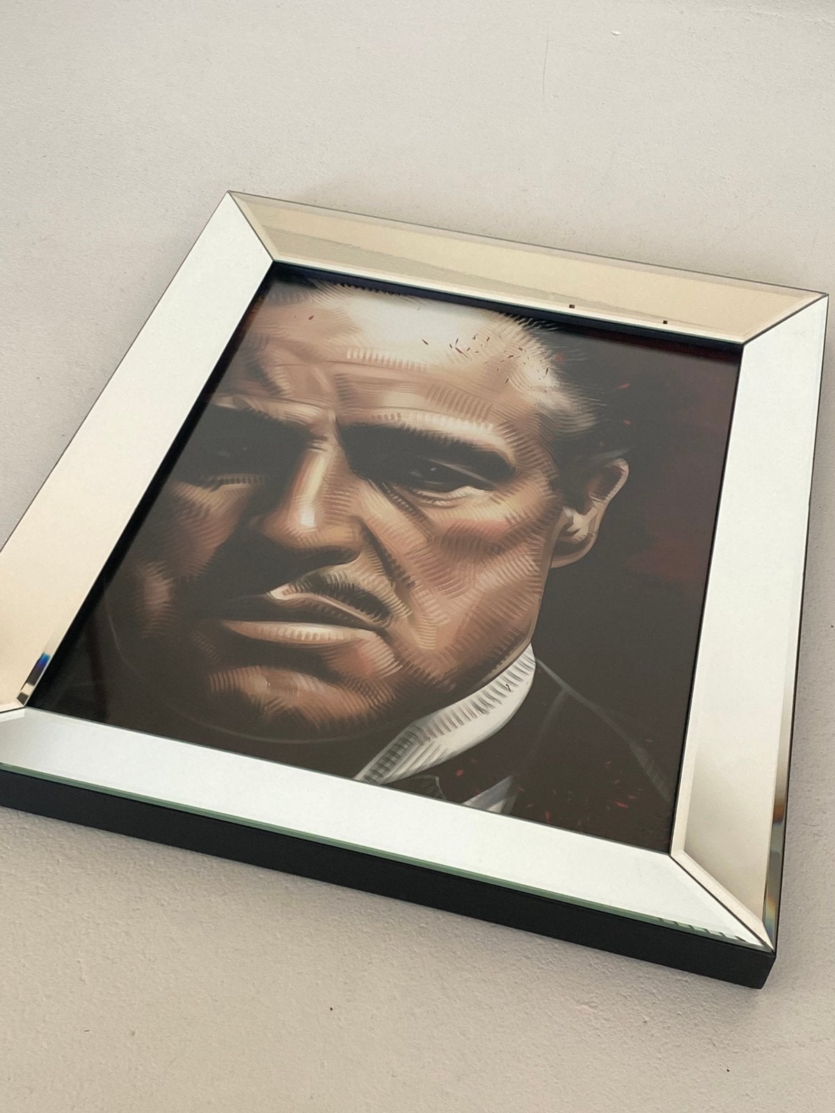 Spiegellijst Eric Kuster stijl godfather, Ophalen of Verzenden, Zo goed als nieuw, Spiegellijst