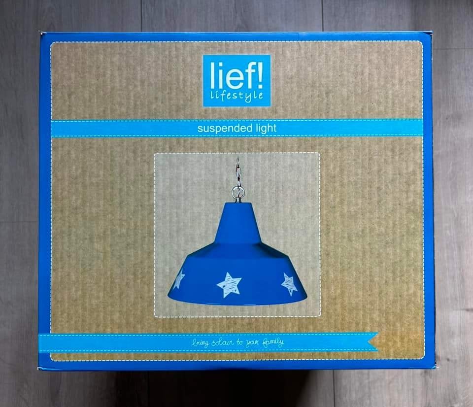 LIEF! Ster - Hanglamp - Blauw, Lief! Lifestyle, Nieuw, Ophalen of Verzenden, Ophangbaar