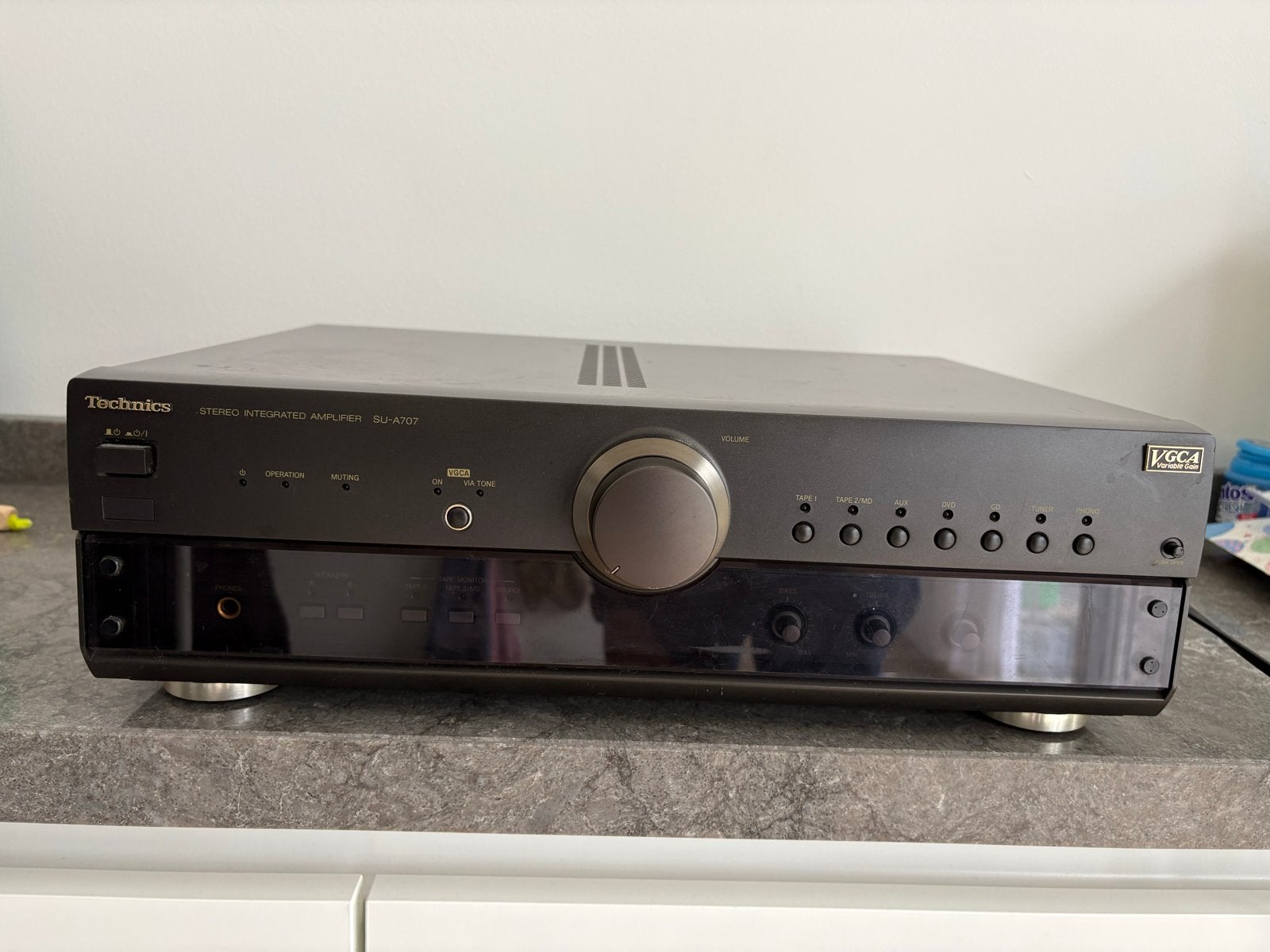 Technics SU-A707 Stereo Geïntegreerde Versterker, Ophalen of Verzenden, Gebruikt, Stereo, 60 tot 120 watt