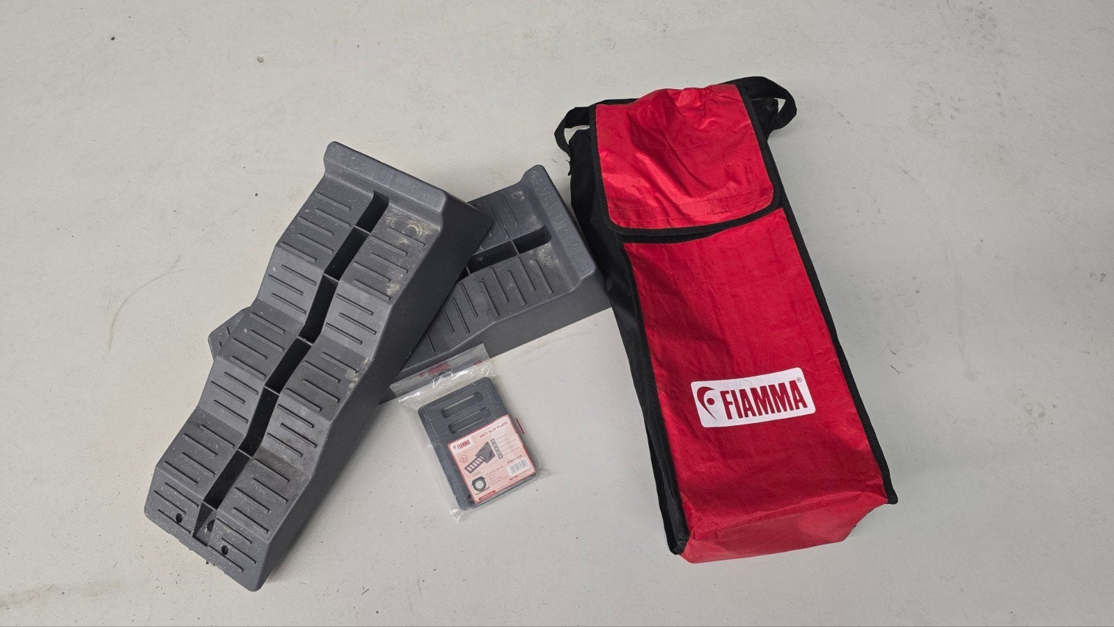Fiamma Level Up blokken camper of caravan, Gebruikt, Fiamma, Onbekend, Ophalen of Verzenden