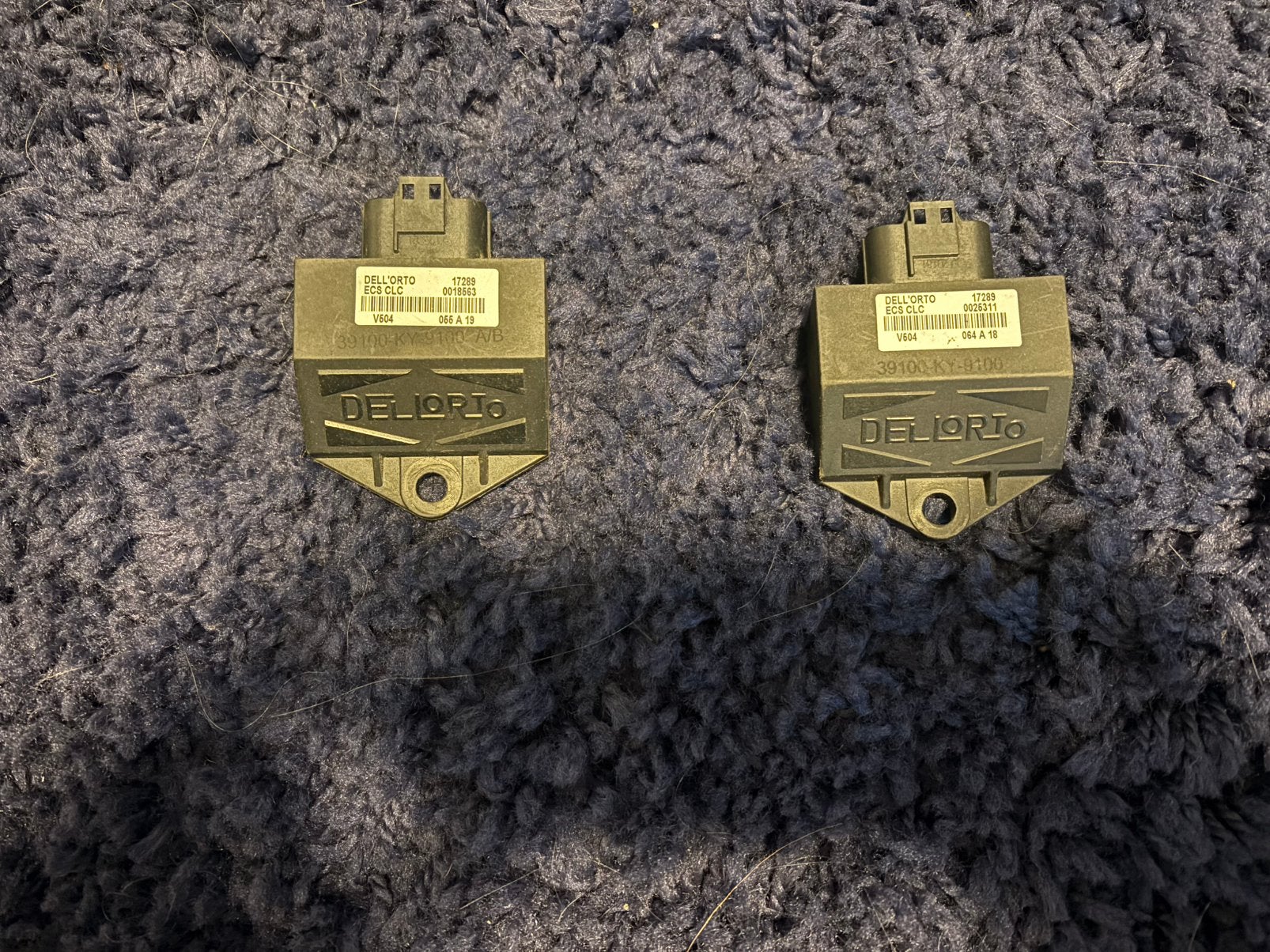 2x ECU ECS Dell'Orto Original btc riva euro 4 25km 10 inch, Ophalen of Verzenden, Gebruikt, Overige typen, Overige merken