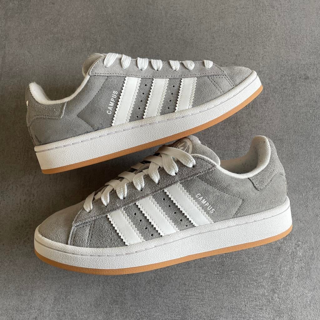 Adidas zgan Campus 00s Grey White 38 2/3 grijs wit, Kleding | Dames, Schoenen, Ophalen of Verzenden, Zo goed als nieuw, Grijs