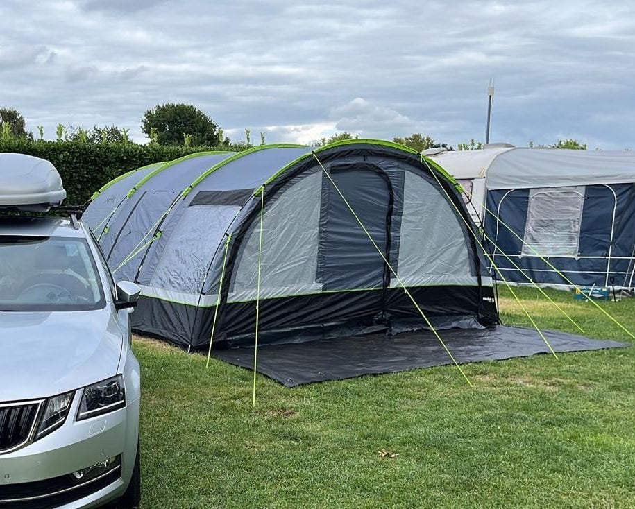 Obelink Lugano 6 XL Excellent Cool Dark Tunneltent, Ophalen, Zo goed als nieuw, Tot en met 6