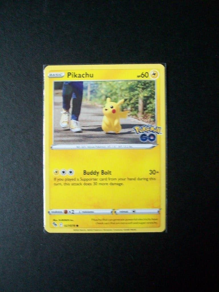 2873: nieuwe pokemonkaart PIKACHU HP 60 (027/078), Hobby en Vrije tijd, Verzamelkaartspellen | Pokémon, Verzenden, Nieuw