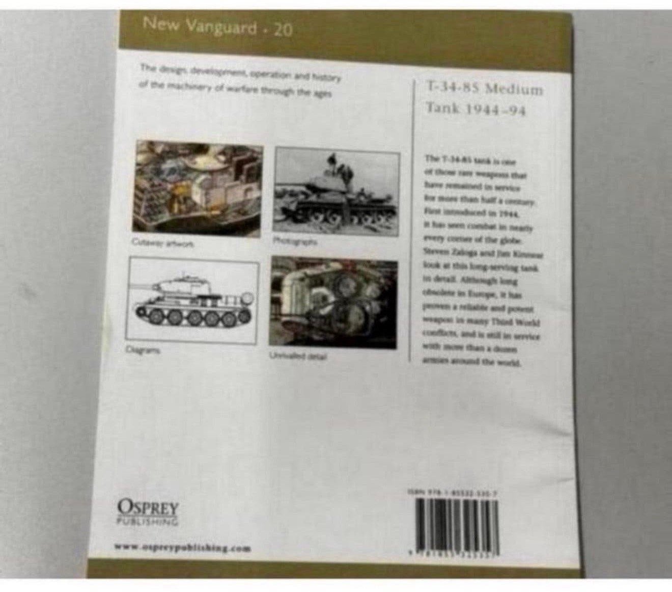 T-34-85 Medium Tank, 1944-94 boek boekje Steven J. Zaloga, Ophalen of Verzenden, Tweede Wereldoorlog, Nieuw