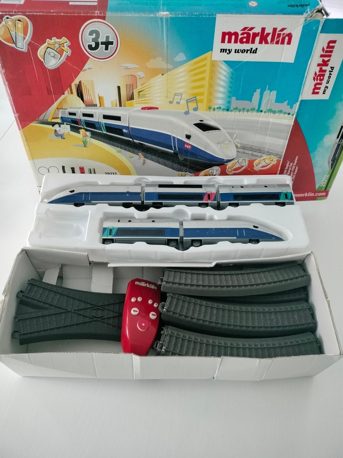 Märklin My World TGV Treinset met Afstandsbediening, Wisselstroom, Ophalen of Verzenden, Märklin, Gebruikt