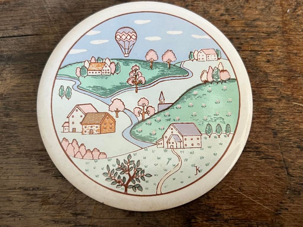 4x VINTAGE TEGELTJES H& R JOHNSON, Ophalen of Verzenden