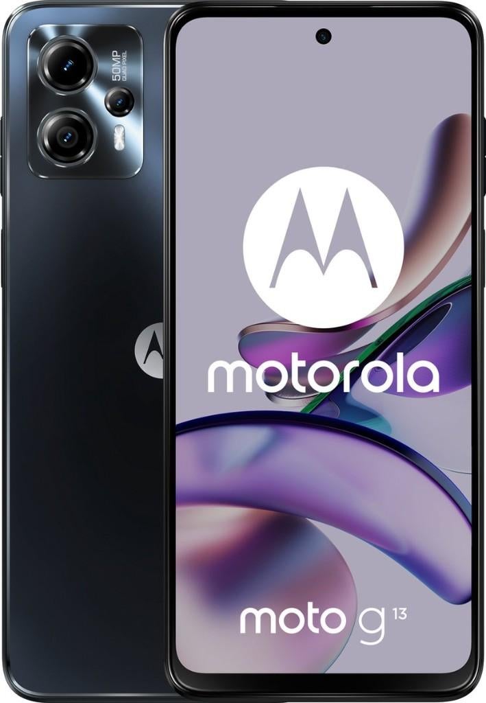 ZGAN: Motorola Moto G13, 4GB/128GB, Matte Charcoal, Overige modellen, Verzenden, Zwart, Touchscreen
