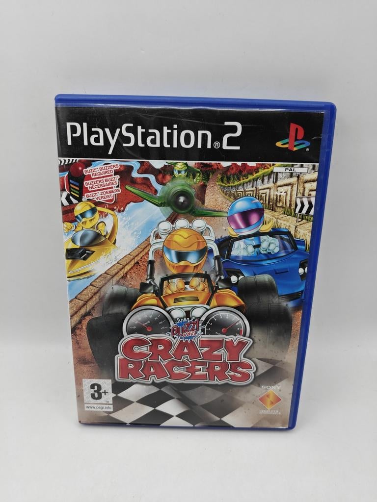 Buzz Junior Crazy Racers PS2, Spelcomputers en Games, Games | Sony PlayStation 2, ., Ophalen of Verzenden, Zo goed als nieuw, .