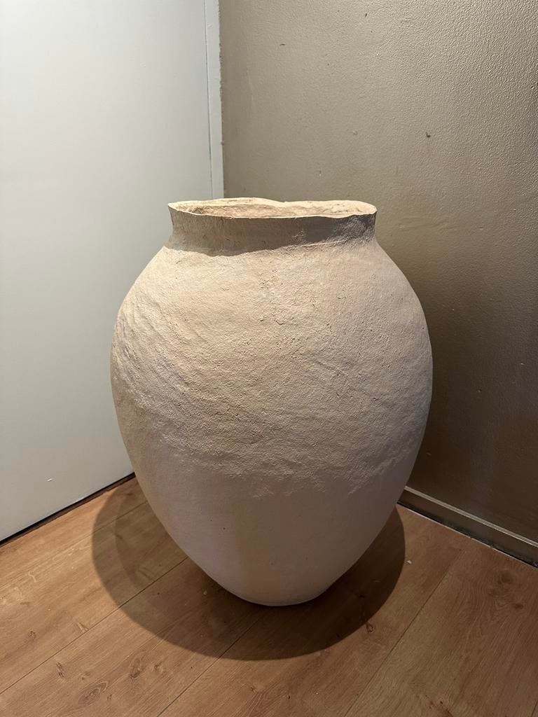 ZARA home sierpot van papier-maché, Ophalen, Overige materialen, 50 tot 75 cm, Wit