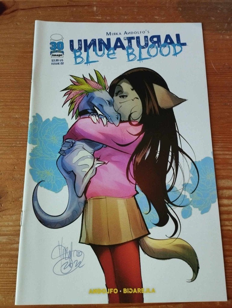 Unnatural blue blood, Ophalen, Amerika, Mirka Andolfo, Nieuw