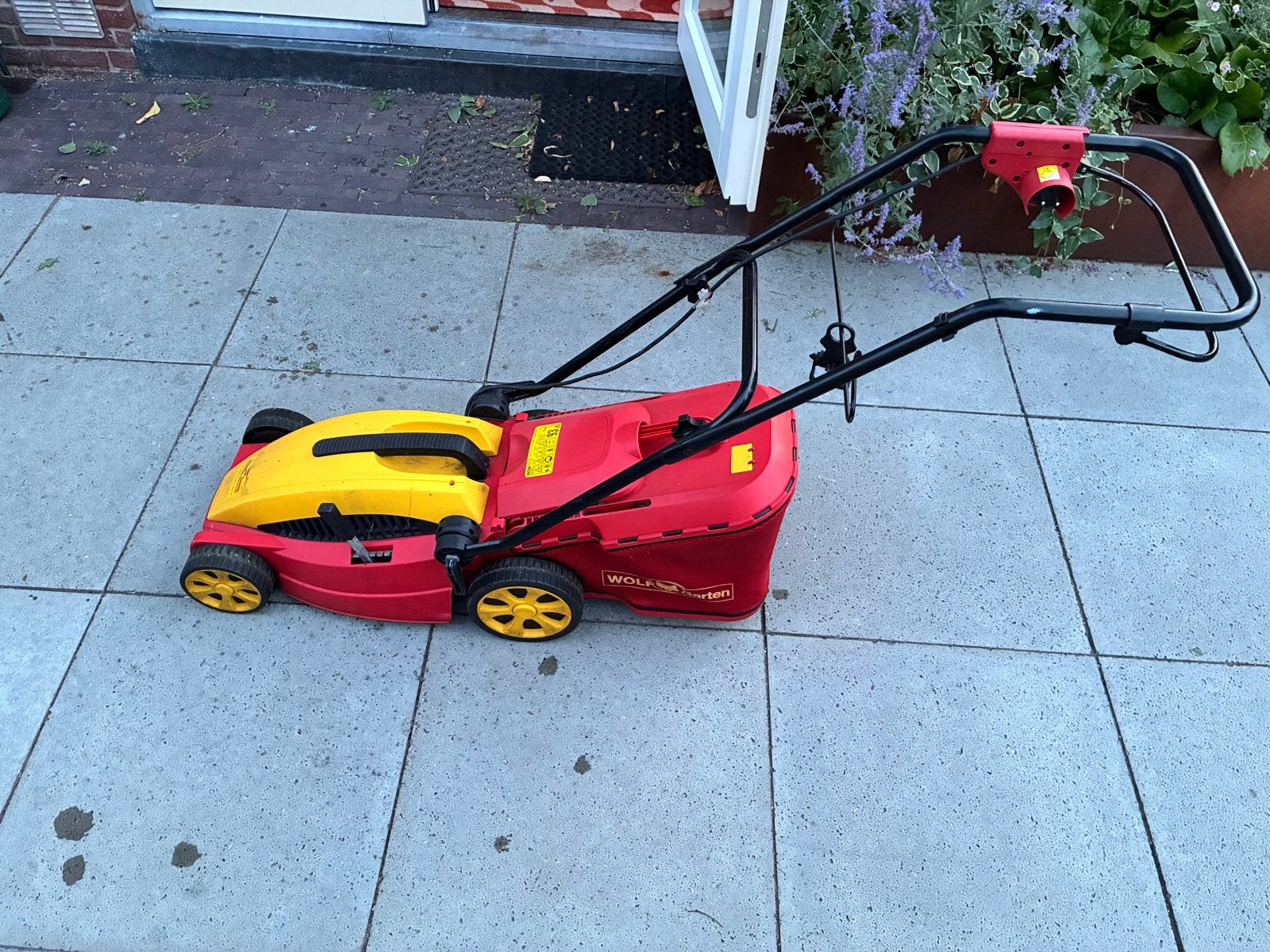 WOLF Garten Ambition 34 E elektrische grasmaaier, Tuin en Terras, Ophalen, Cirkelmaaier, Gebruikt, Elektrische grasmaaier