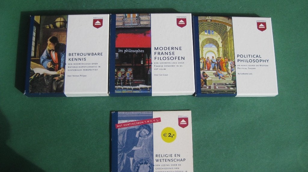 3 Filososofieboxen / hoorcolleges, Ophalen of Verzenden, Nieuw, Algemeen