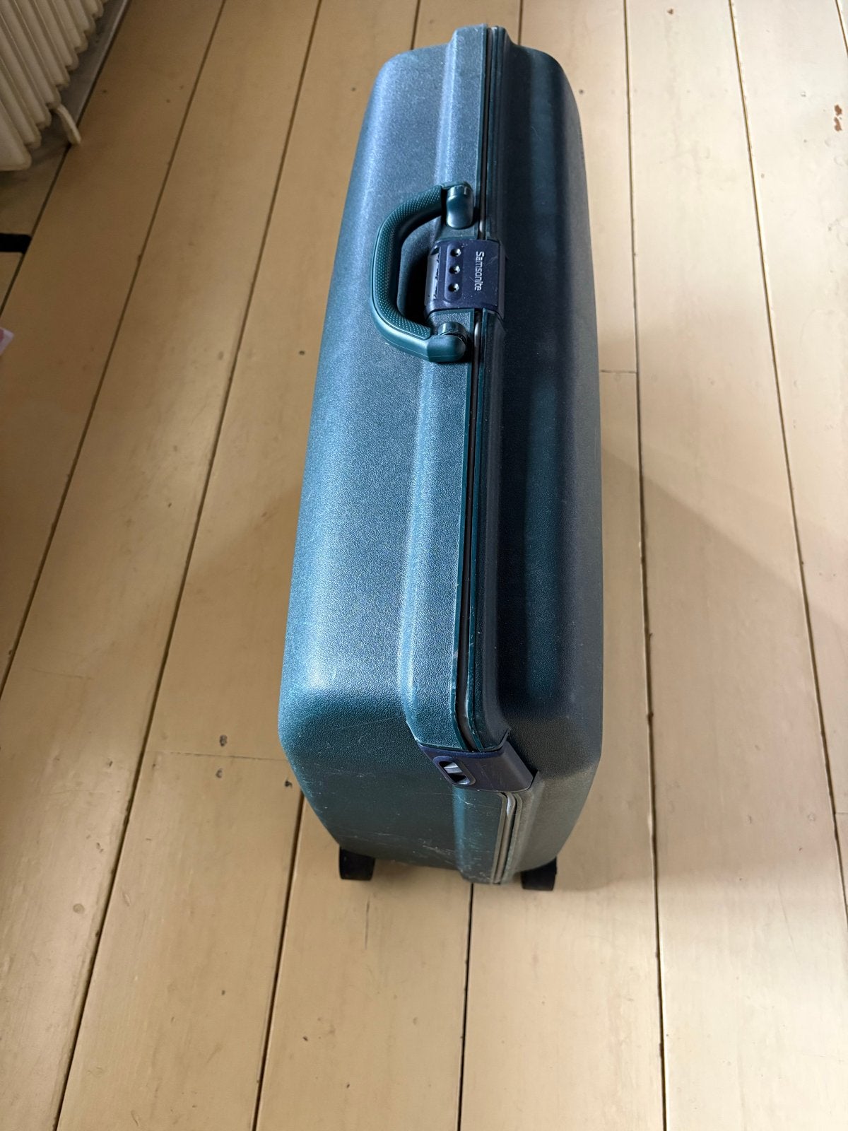 Samsonite Oyster Koffer - Groen, Hard Kunststof, Sieraden, Tassen en Uiterlijk, Gebruikt, Hard kunststof, Slot, Ophalen of Verzenden