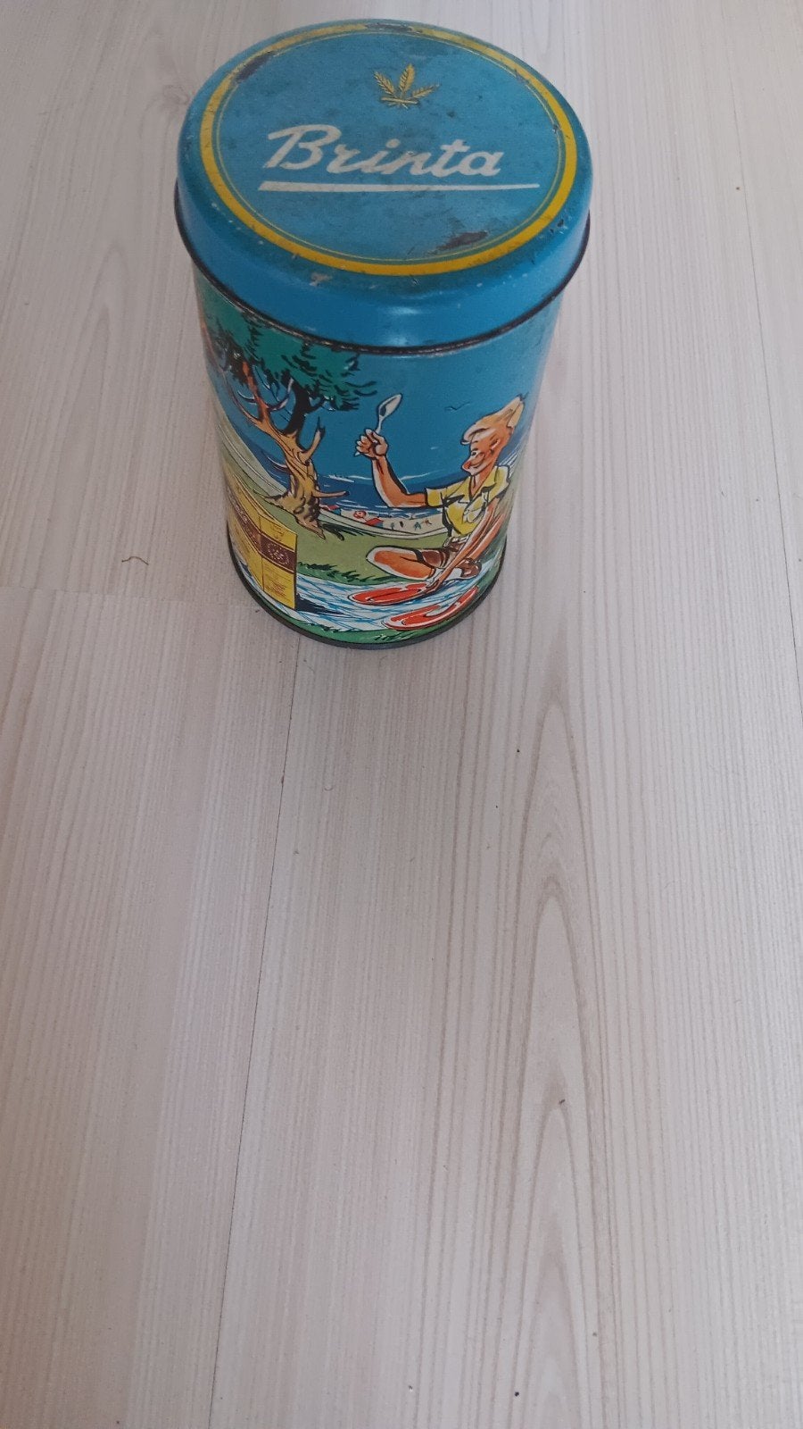 Vintage Brinta blik - Jaren '50/60 - Verzamelobject, Verzamelen, Ophalen of Verzenden