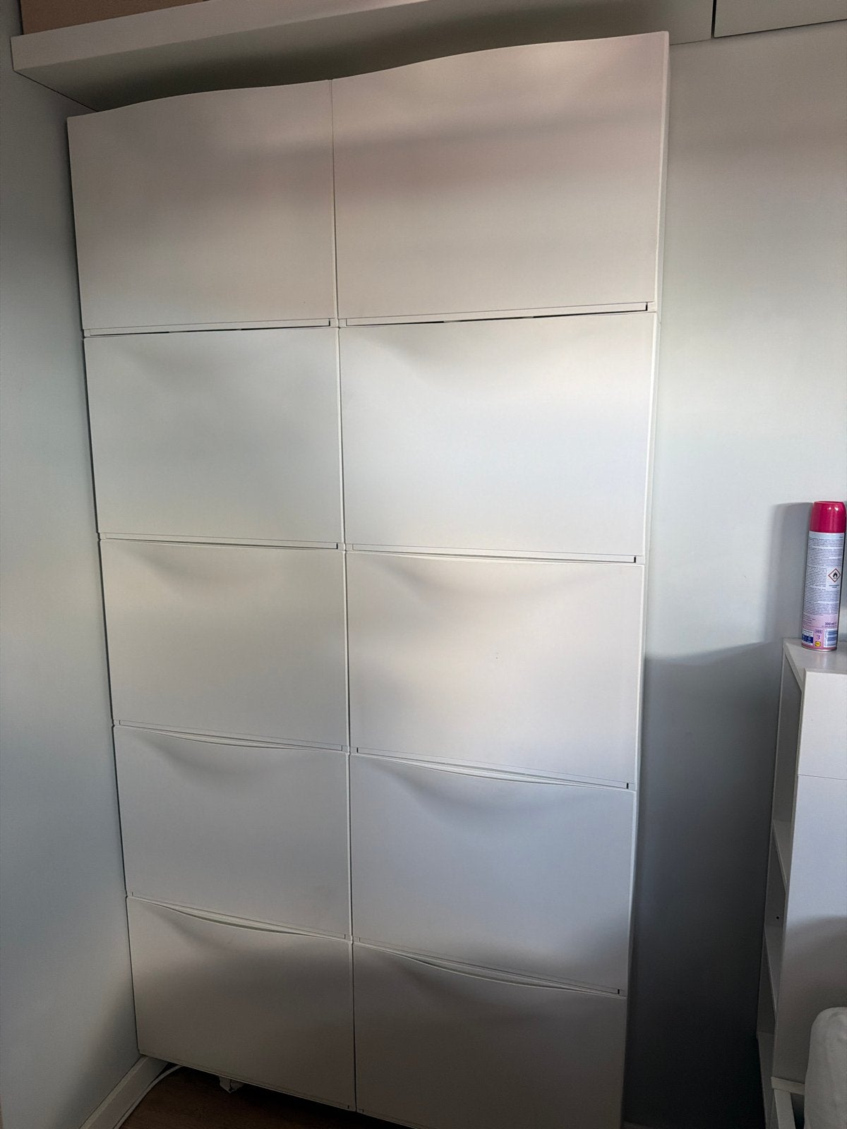 Witte ikea trones schoenenkast met 12 vakken, Huis en Inrichting, Ophalen, Zo goed als nieuw
